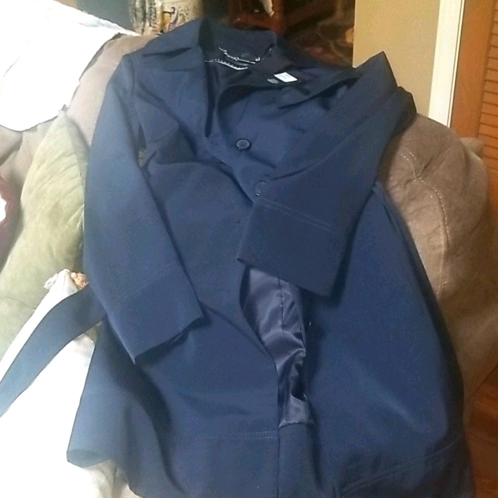 Navy brand new with tags rain coat